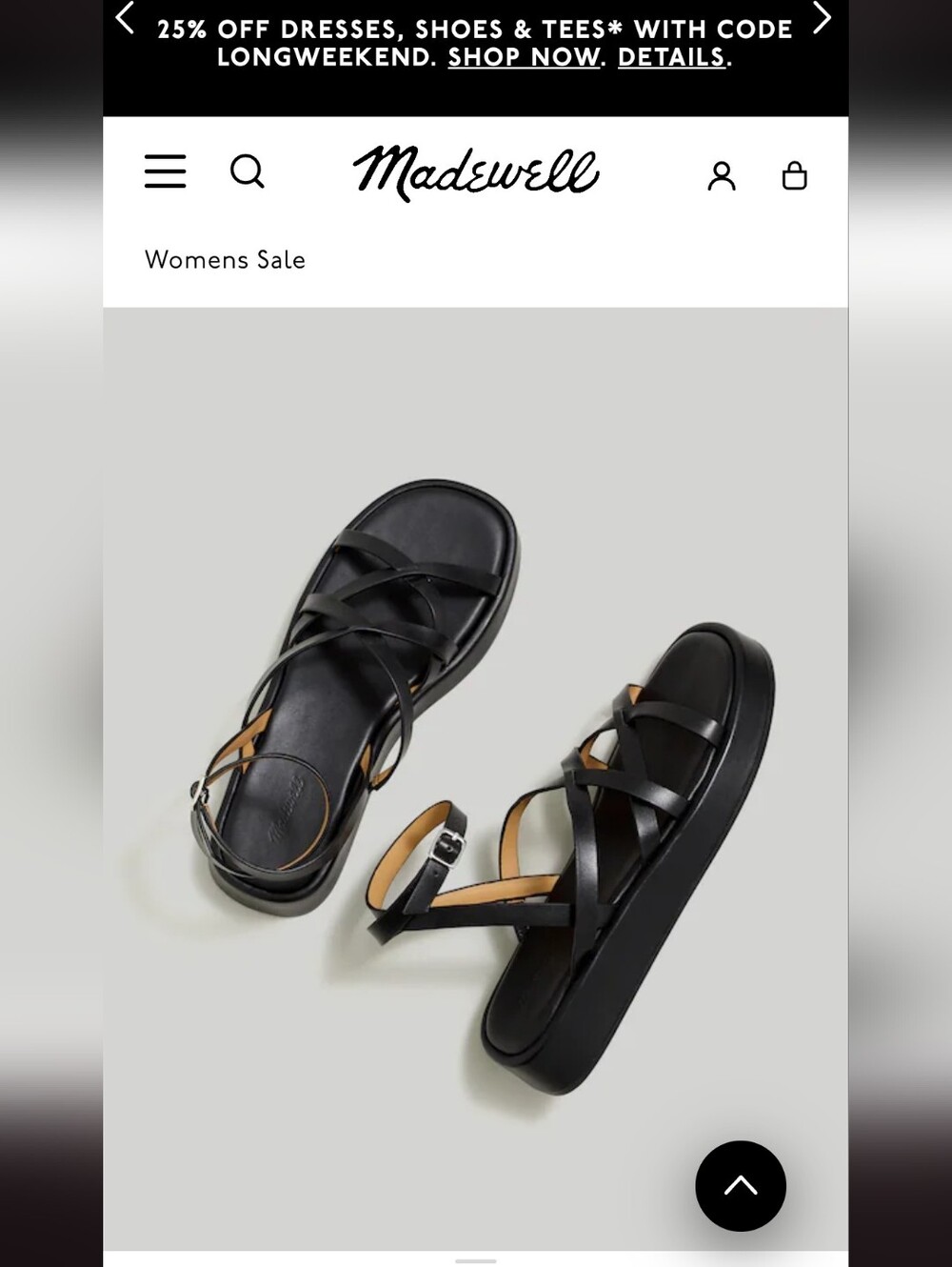Madewell Sabina flatform  Strappy Sandals